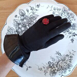 Vintage 1950's Black Dress Gloves